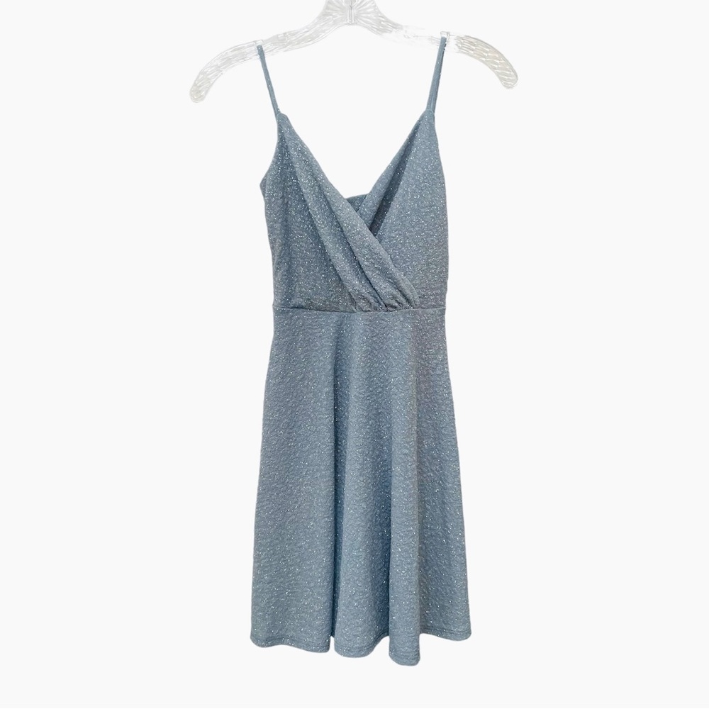 NEW Windsor XS Women’s Light Blue Glitter Formal Dress